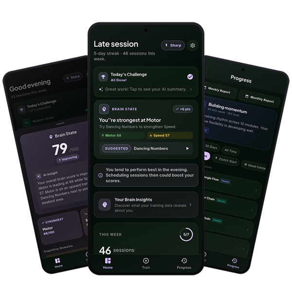 SynapSprint app screens
